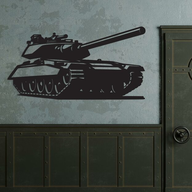 Wooden Wall Art - Tank