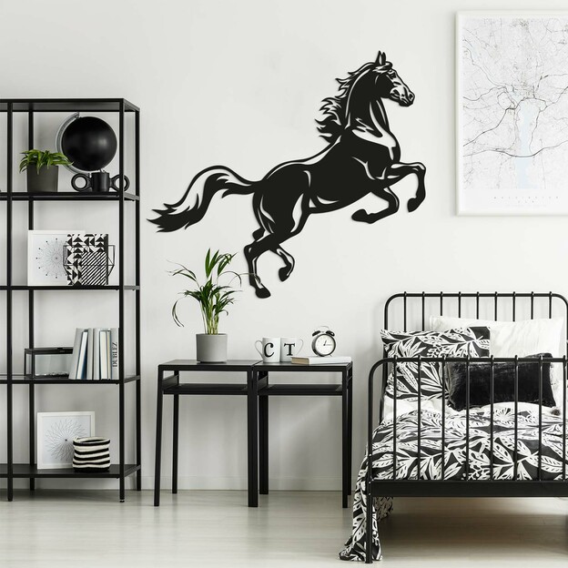 Cut-out Wall Art from Wood - Horse