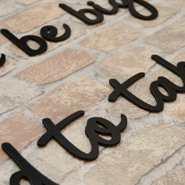 Motivational Success Quote on the Wall