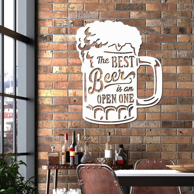 Wooden Wall Art - Beer Mug