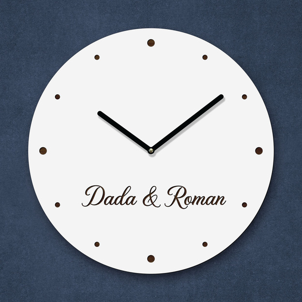 Personalized Wooden Clocks with Names