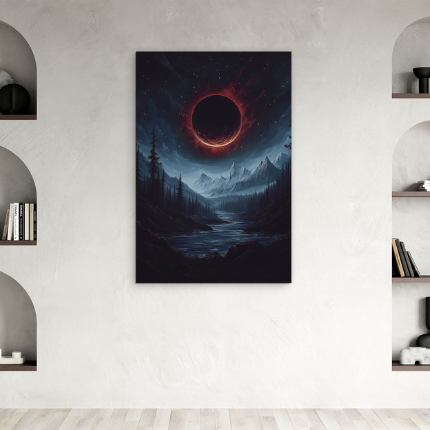 Wooden Wall Art - Solar Eclipse