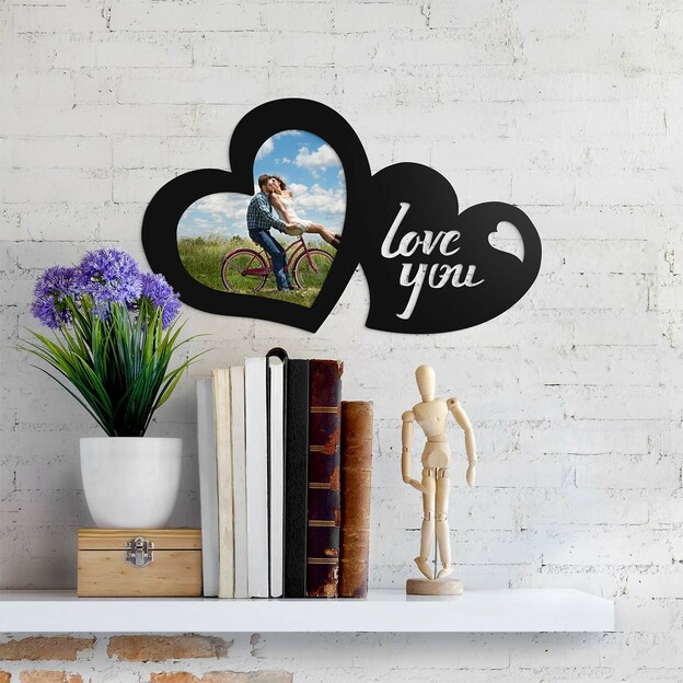 Wooden Photo Frame - Love You