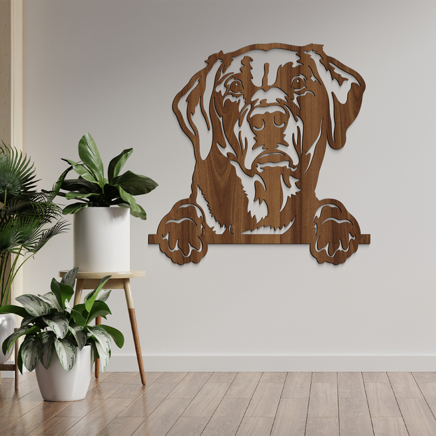 Wooden 3D Wall Art - Labrador