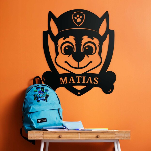 Fairy Tale Picture with Name - Paw Patrol