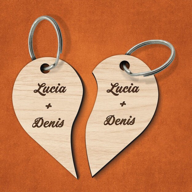 Valentine's Gift - Keychain with Name