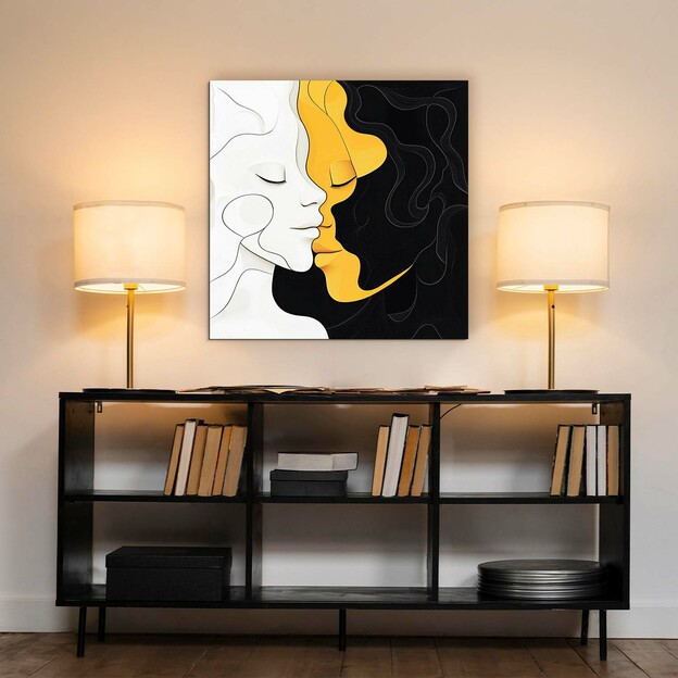 Abstract Wall Art - Faces