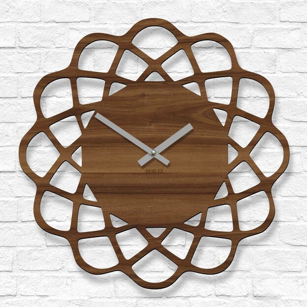 Wooden Kitchen Clock - Spin