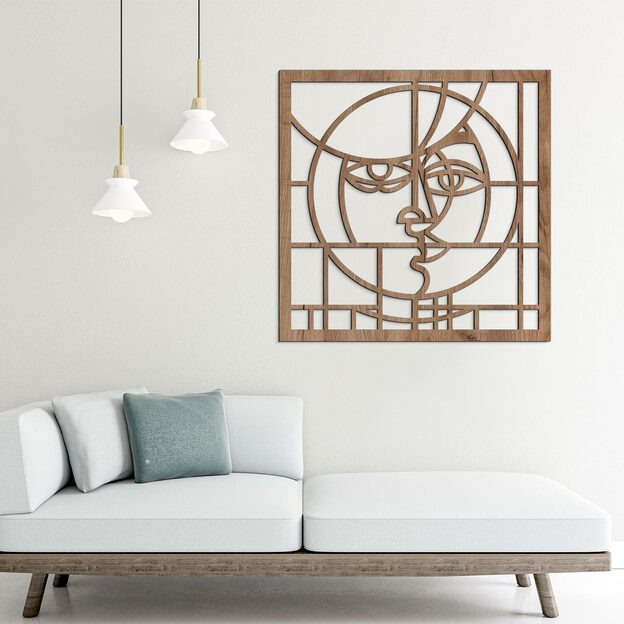 Cut-out Wooden Wall Art - Picasso