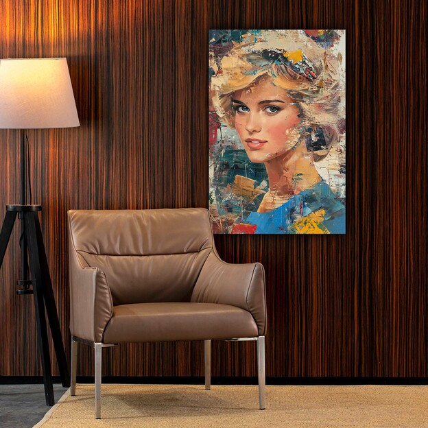 Wooden Wall Art - Princess Diana