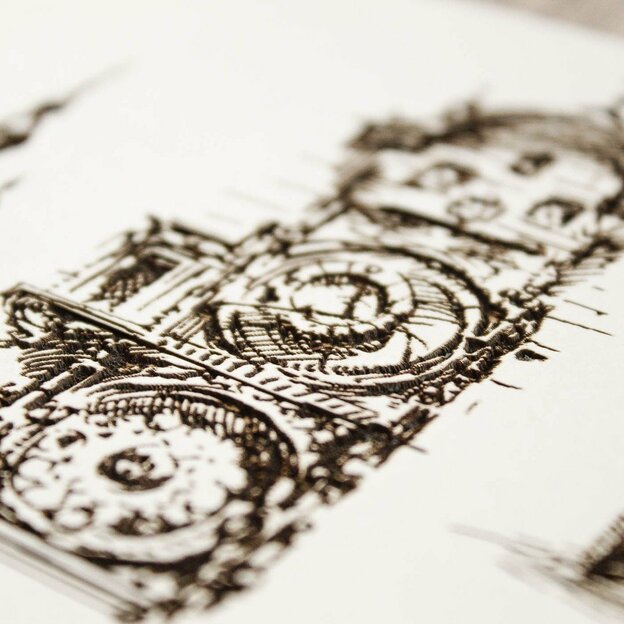 Prague - Engraved 3D Wall Art from Wood