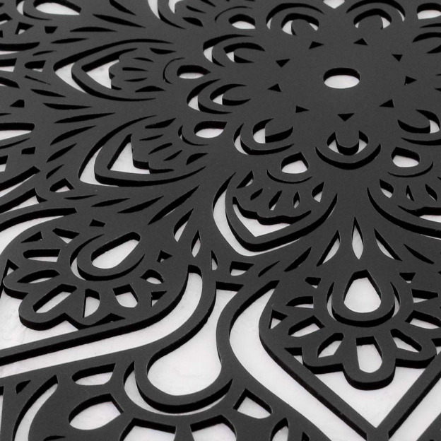 Wooden Mandala Wall Art - Circle