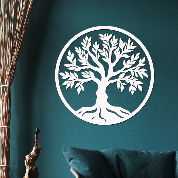 Round Tree of Life on the Wall - Elysium
