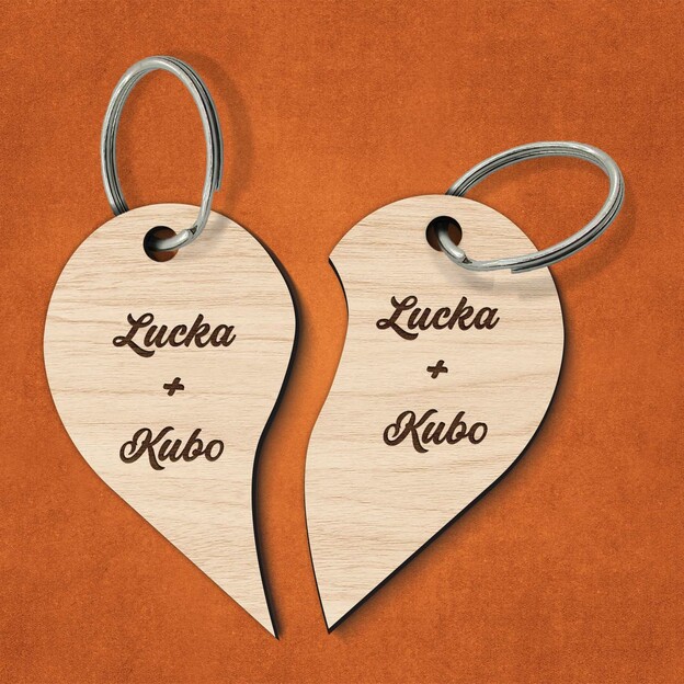 Valentine's Gift - Keychain with Name