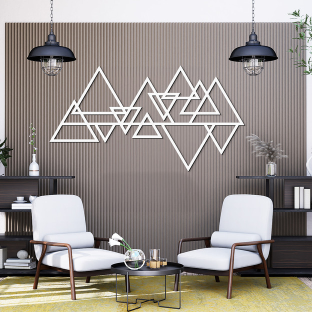 Geometric Wall Art - Triangles