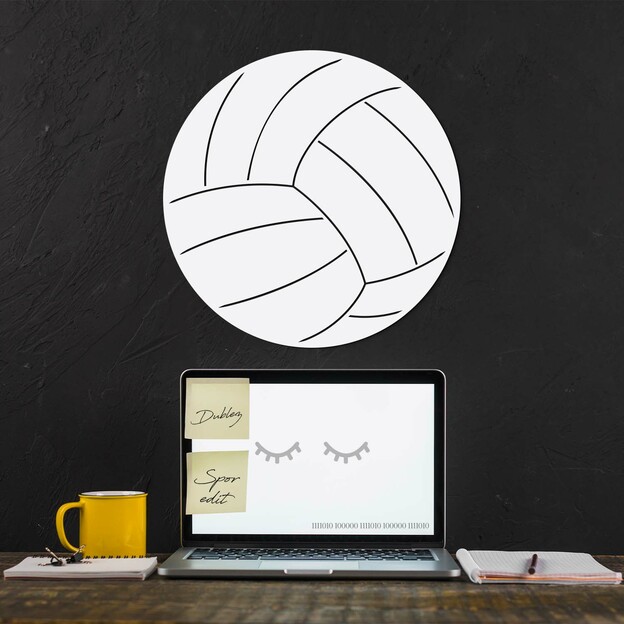 Cut-out Wooden Wall Art - Volleyball