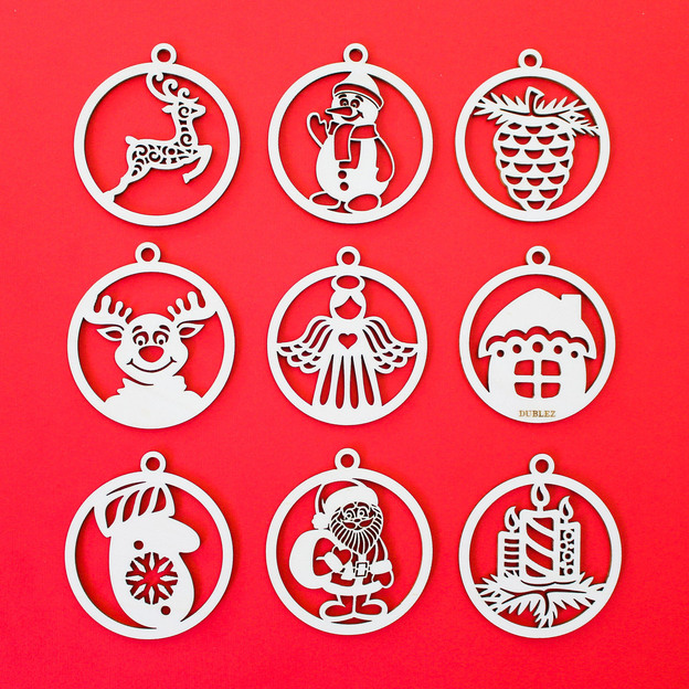 Christmas Baubles - Fairy Tale Set (9 pcs)