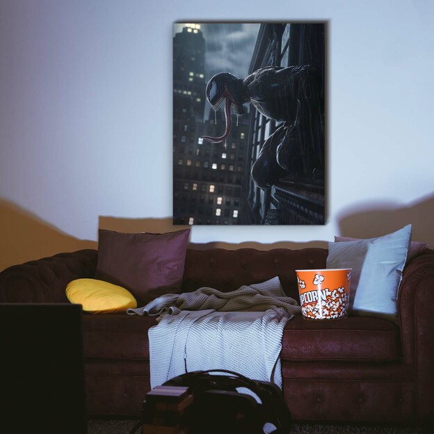 Wooden Colorful Wall Art - Venom