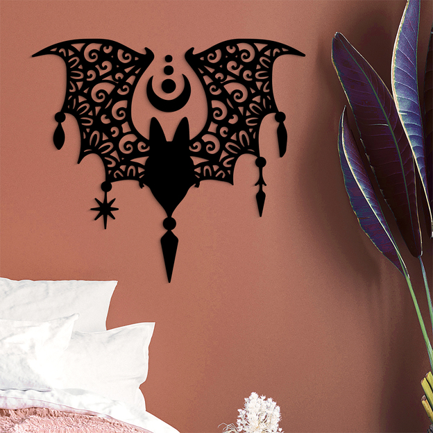 Mystical Animal Mandala - Bat