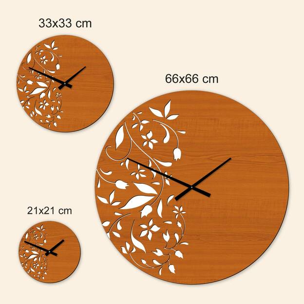 Luxury Wall Clock - Fleur