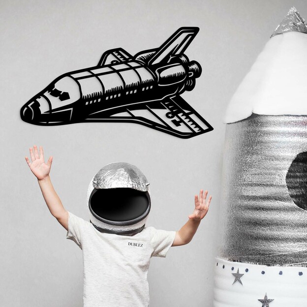 Wall Art for Boy's Room - Rocket
