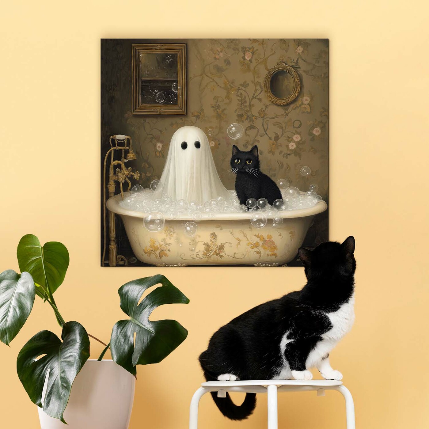 Halloween Wall Art for Kids - Ghost