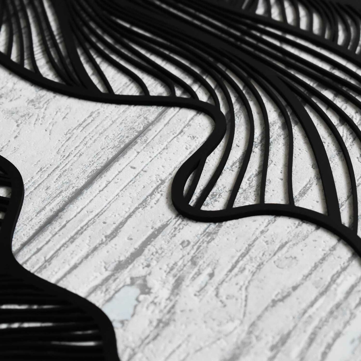 Modern kép - Folyó | Fekete