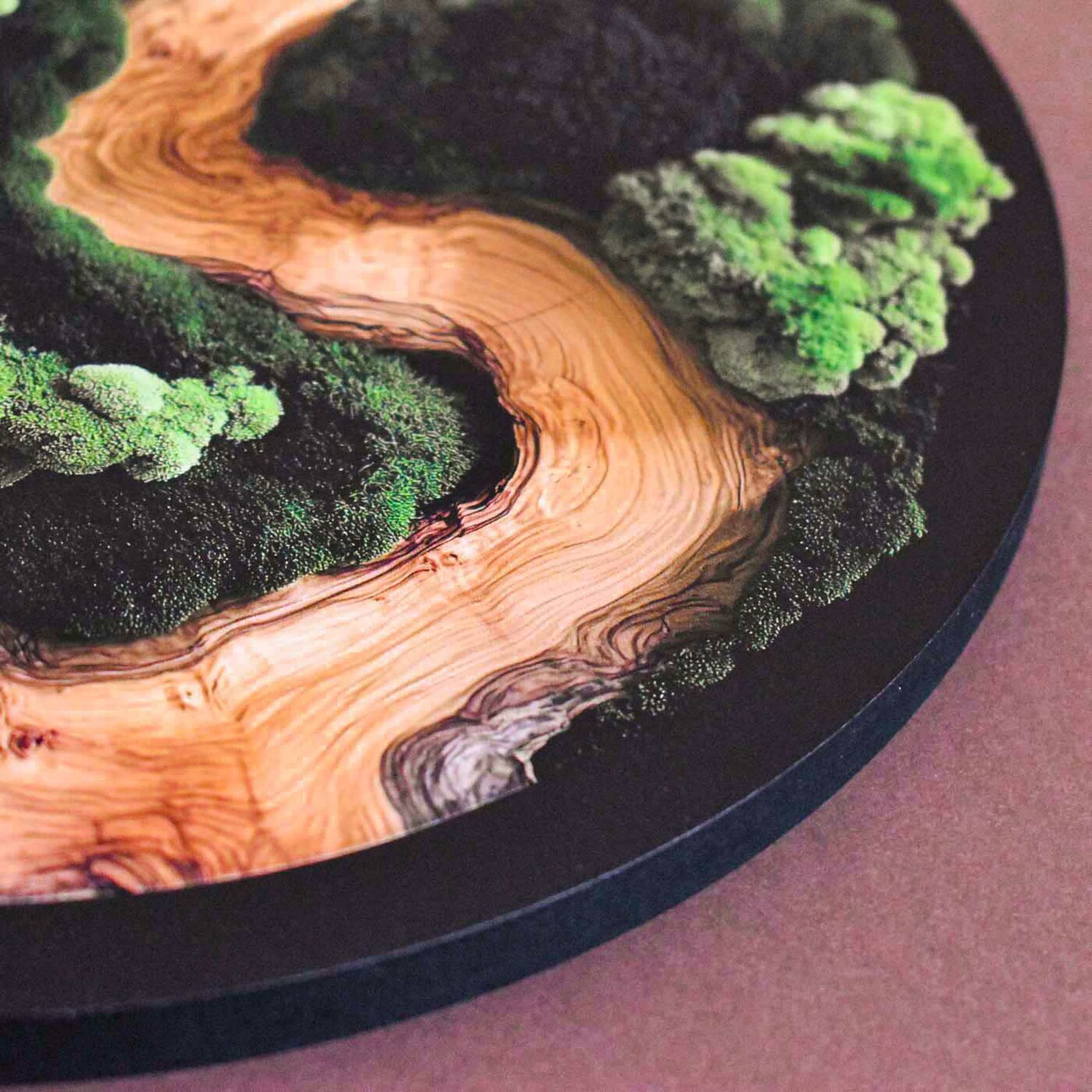 Round Moss Wall Art - Rin no Mori