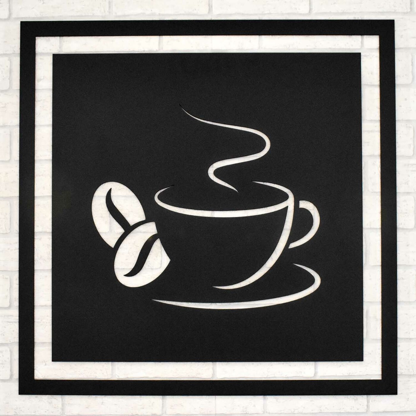 Wooden Kitchen Decor - Coffee | Black