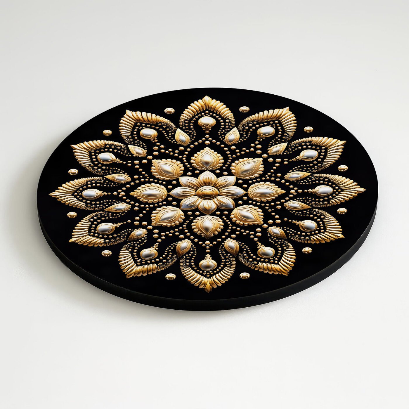 Dotted Mandala on the Wall