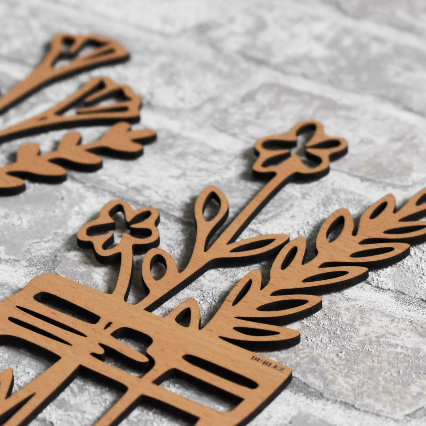 3D Wall Sticker Flowers | Beech