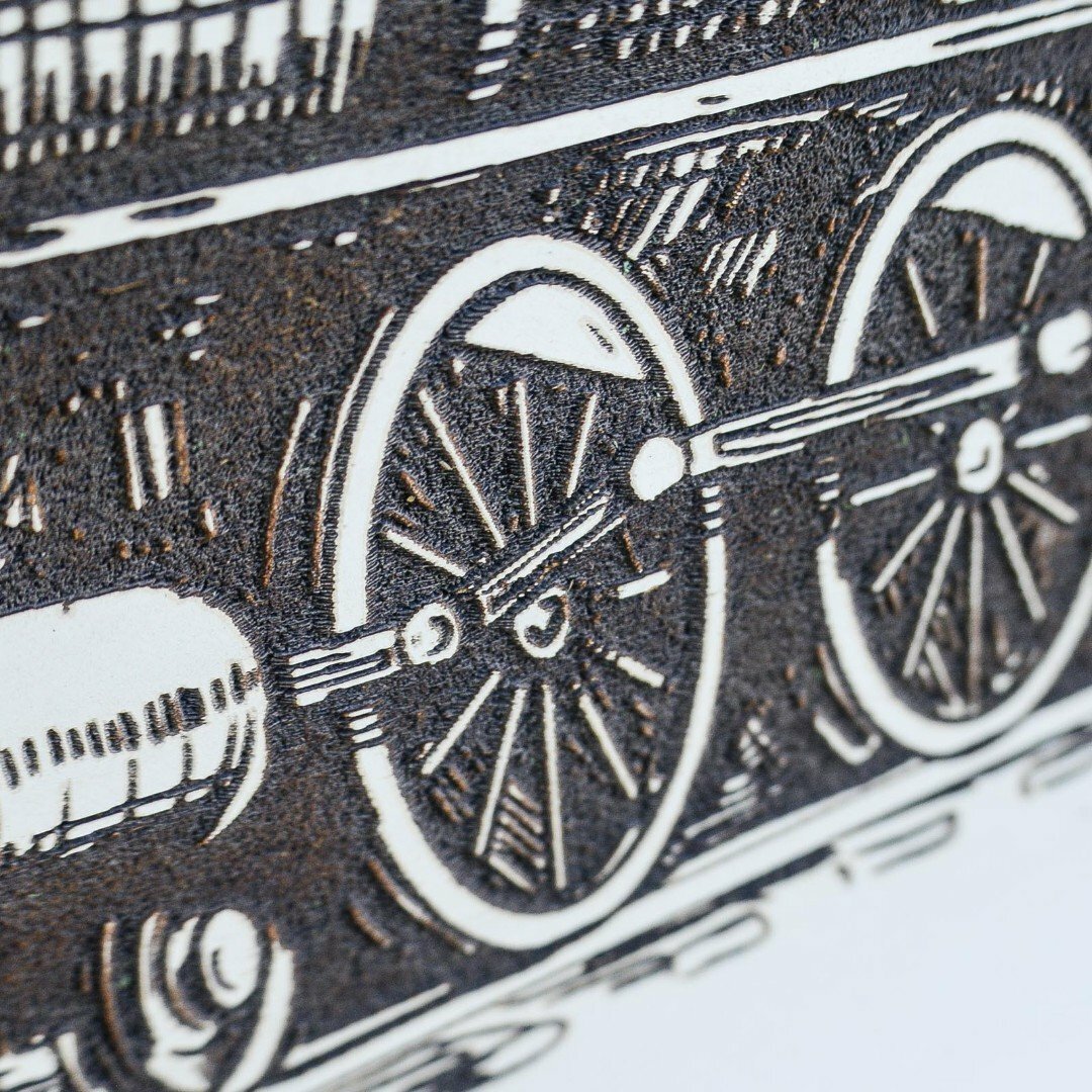 Wooden Decoration for Living Room - Locomotive, Train