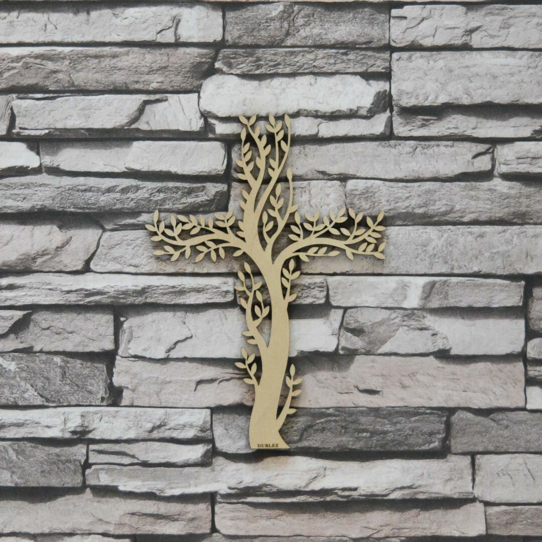 Wooden Cross on the Wall | Maple