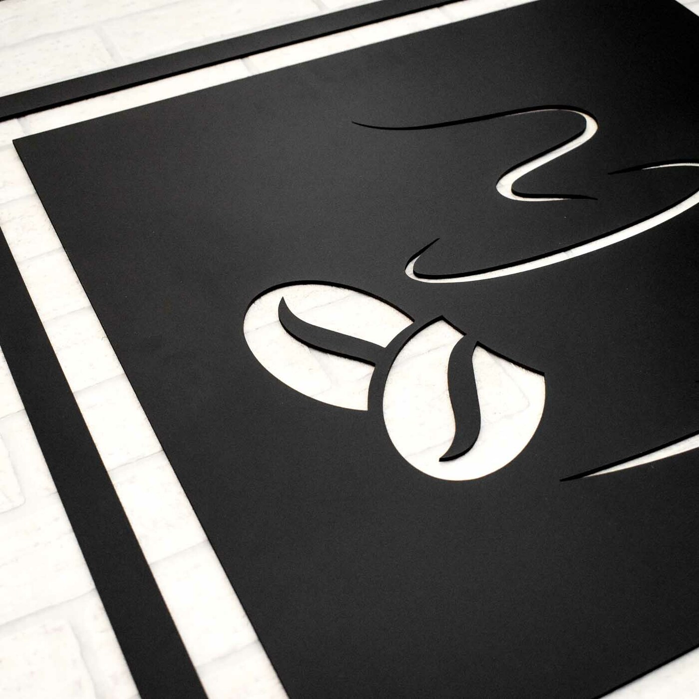 Wooden Kitchen Decor - Coffee | Black