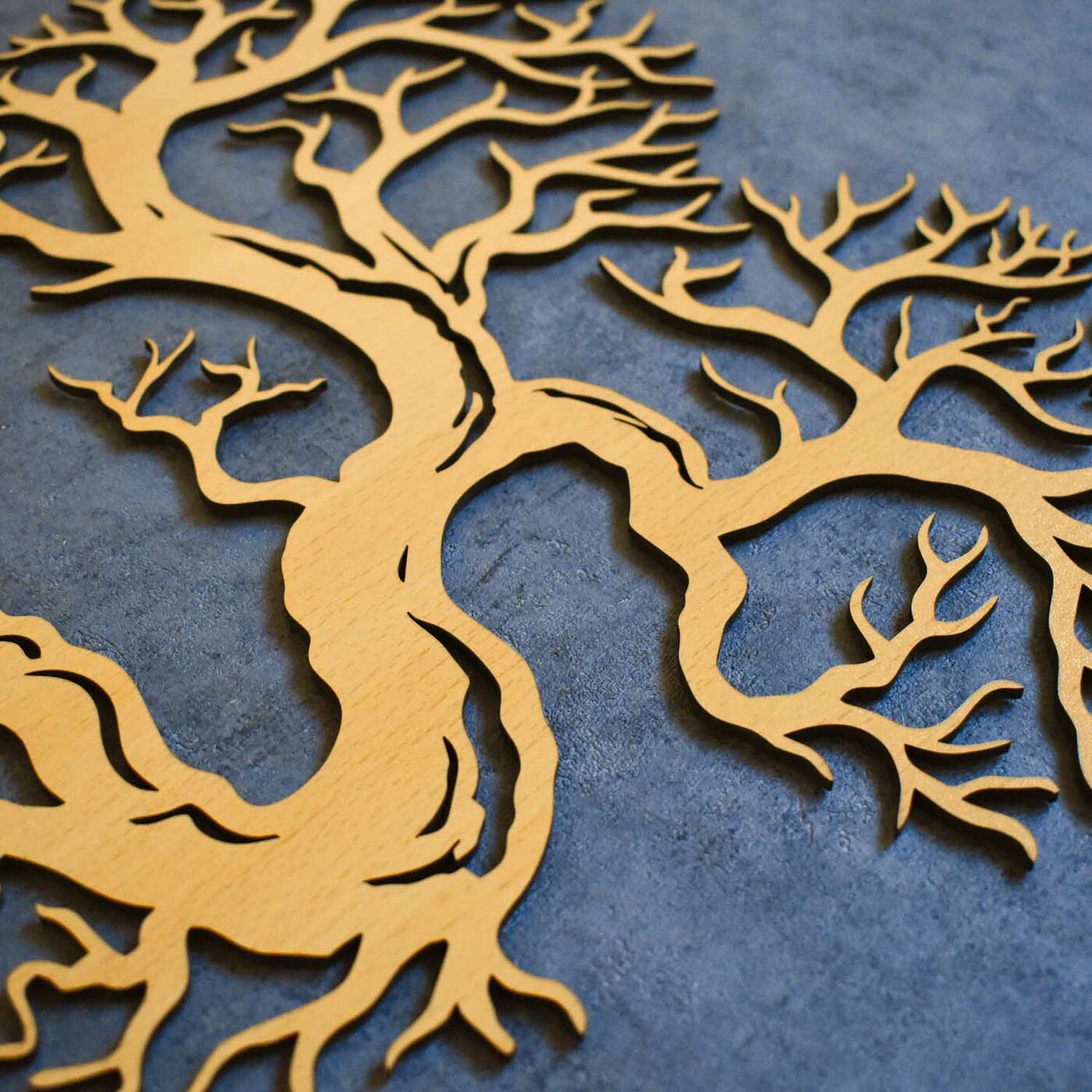 Wooden Picture of a Tree - Heart of Life | Beech