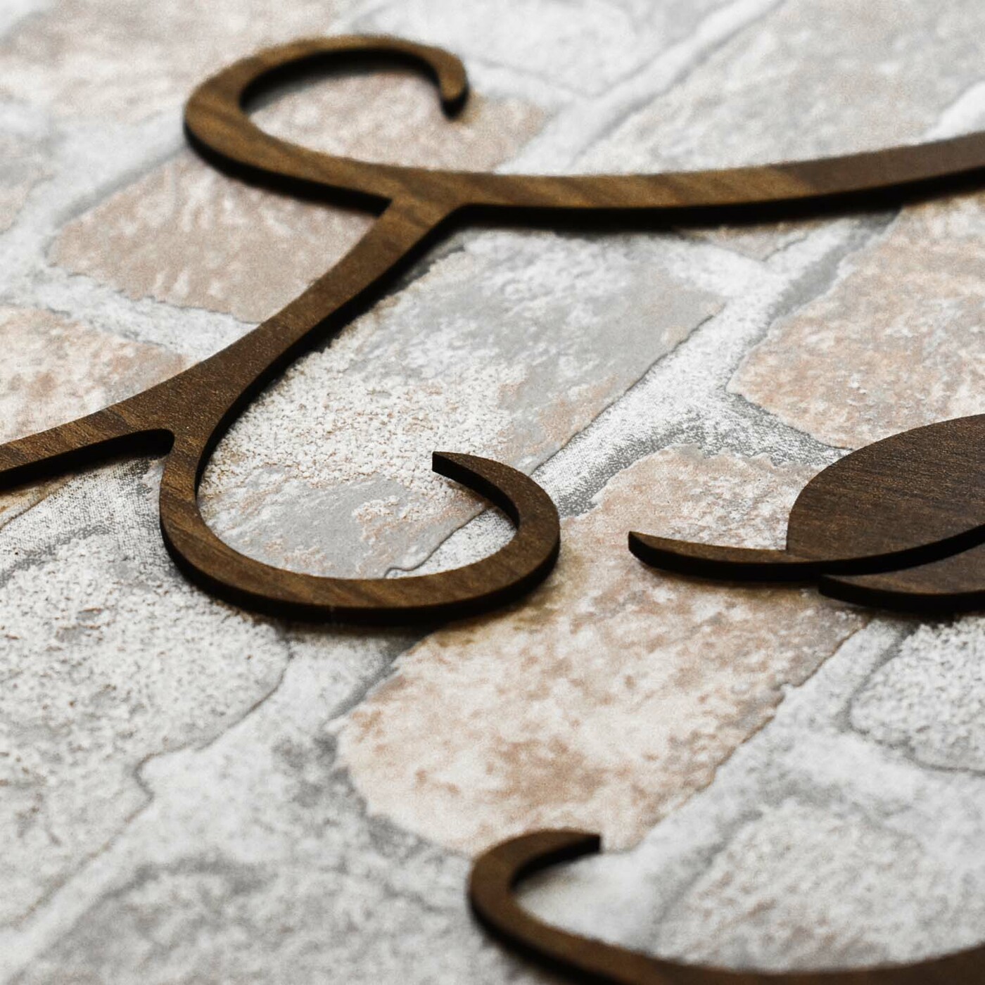 Wooden Family Tree with Photo Frames on the Wall | Walnut
