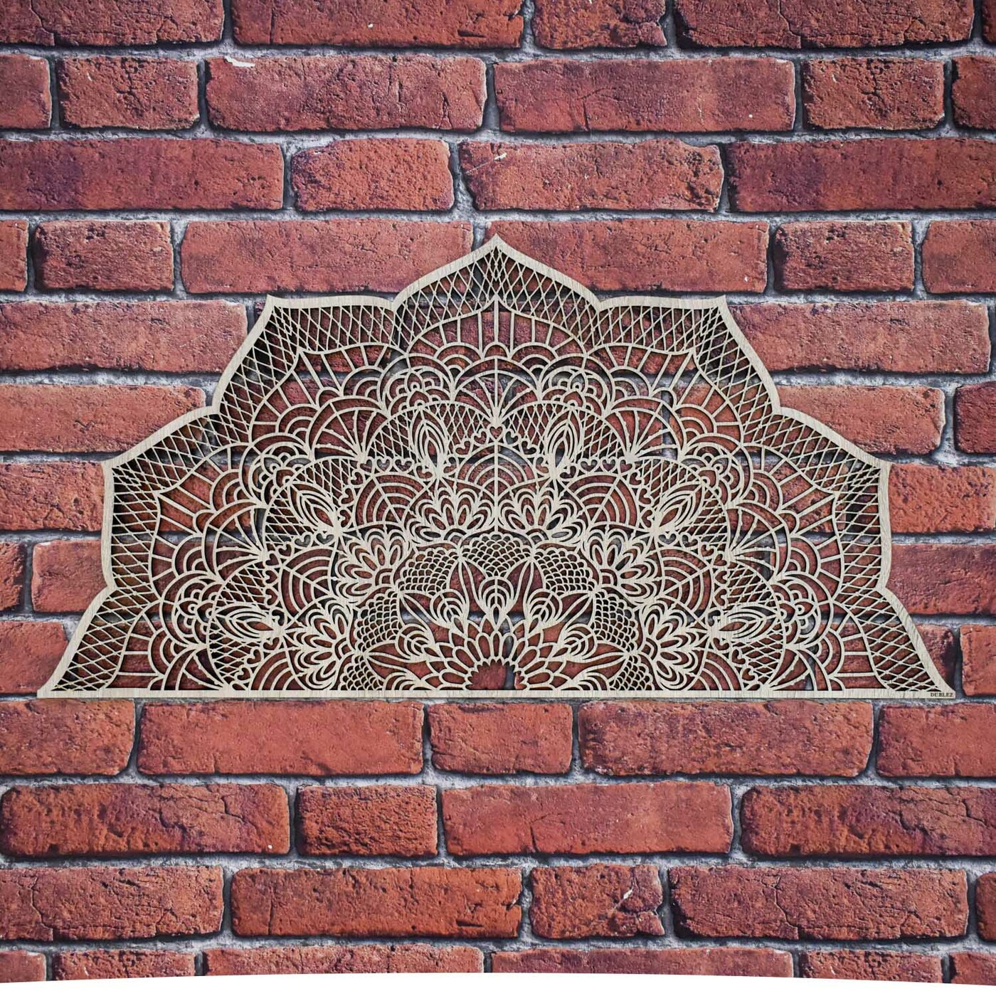 Wooden Decoration - Charming Mandala | Oak Sonoma