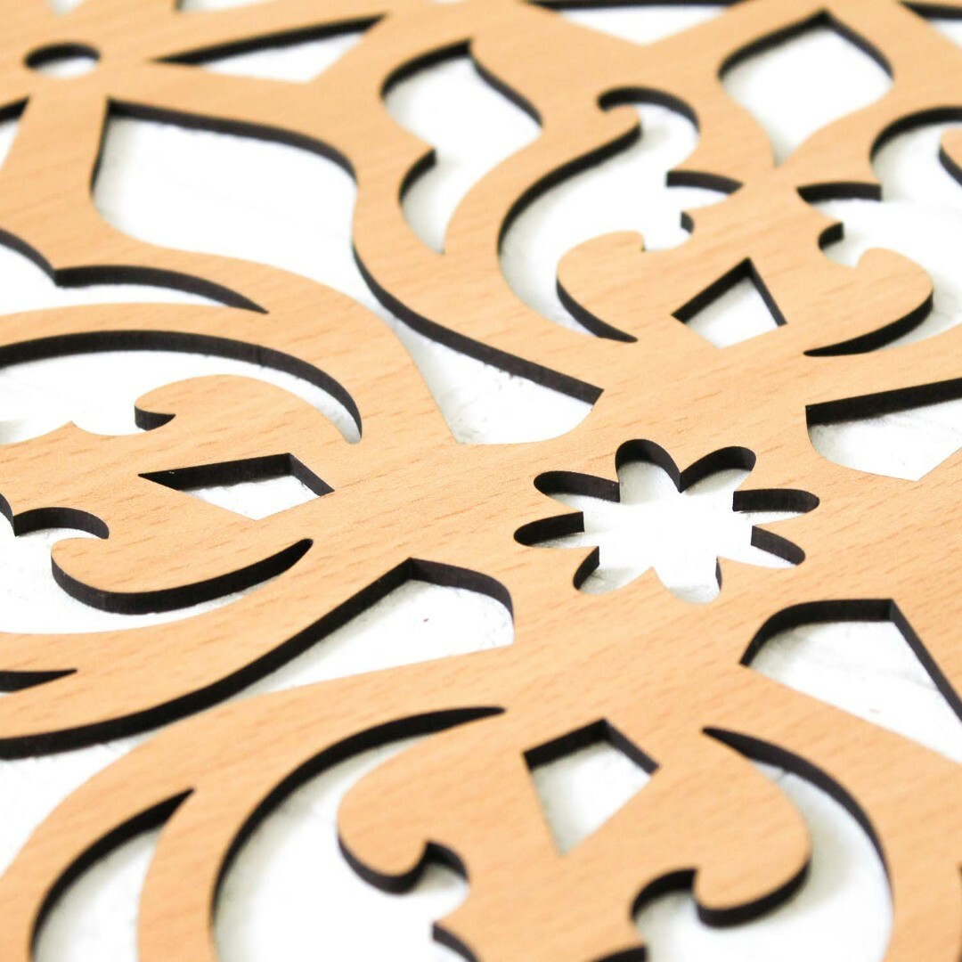 Wooden Mandala Wall Art - Passion | Beech