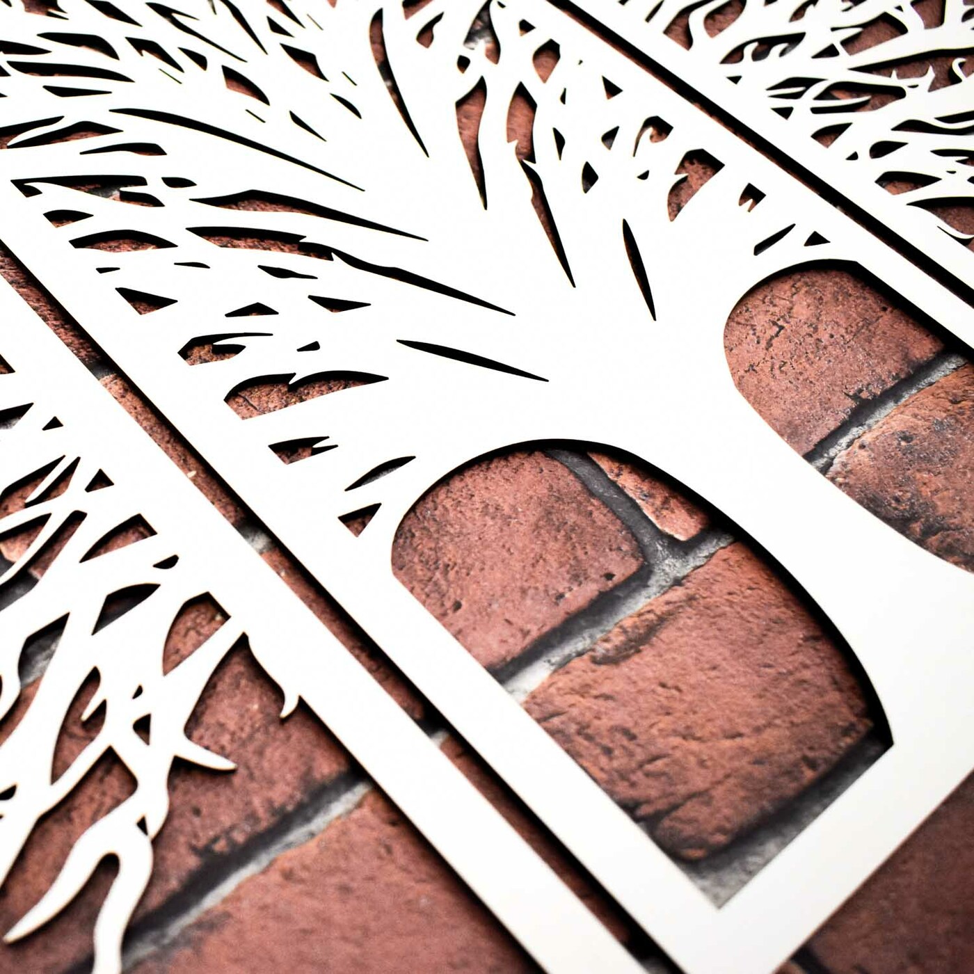 3-Piece Tree of Life Picture - Tiferet | White