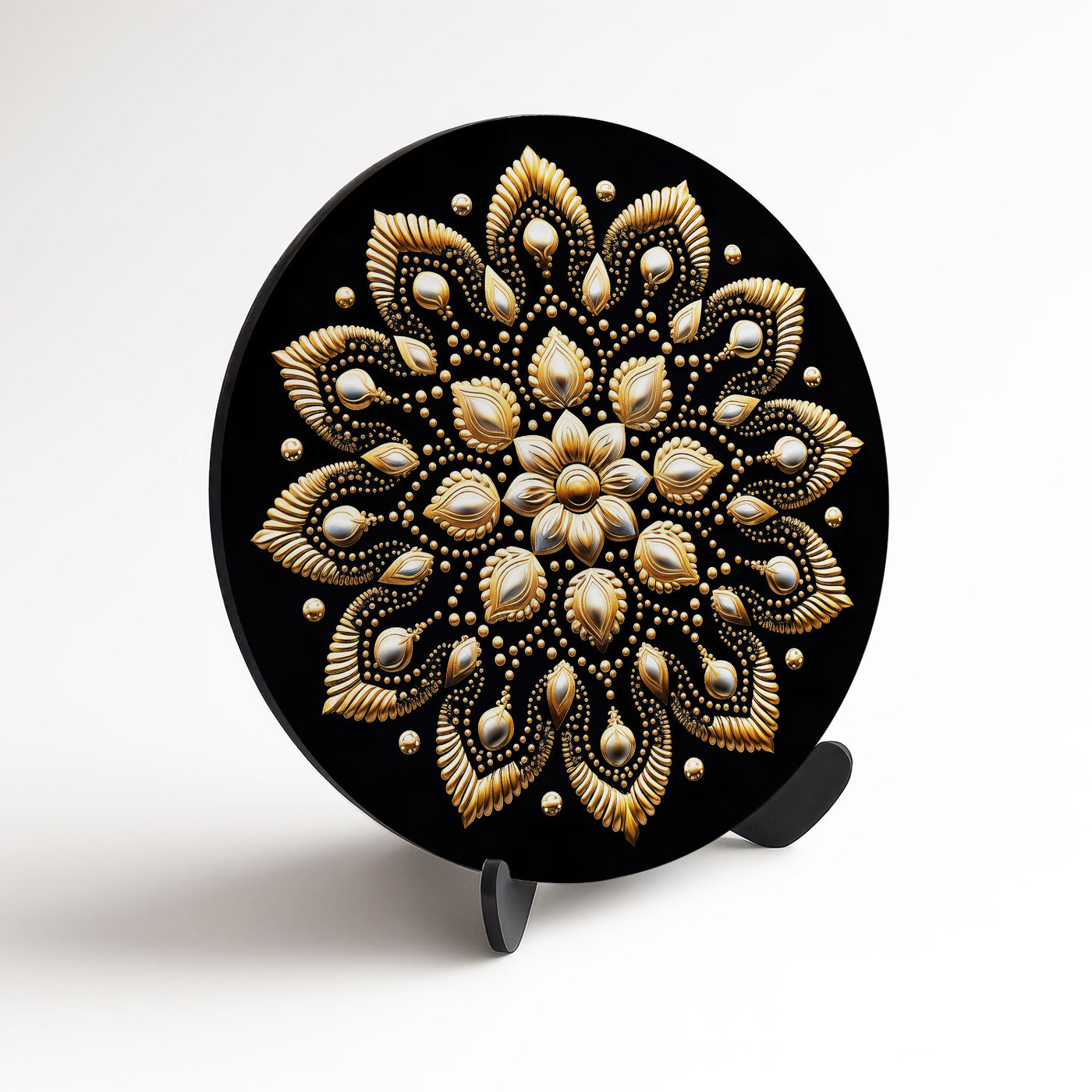 Dotted Mandala on the Wall