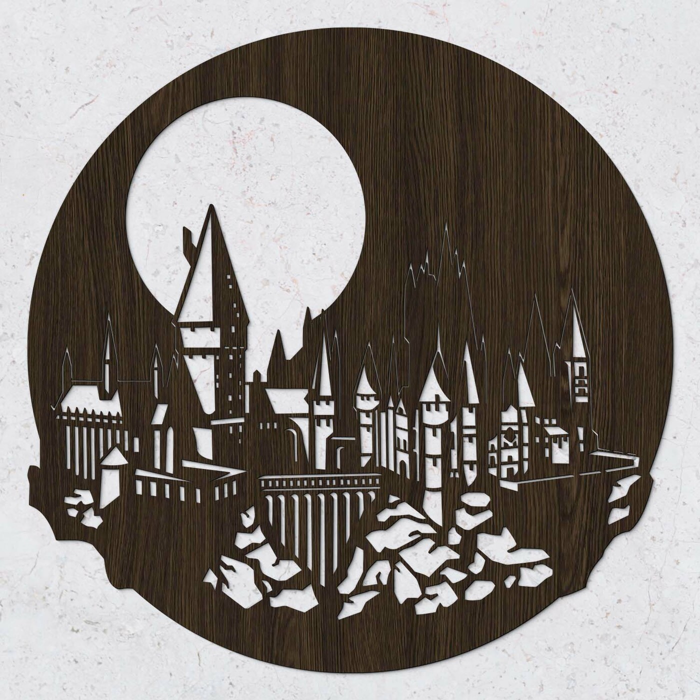 Harry Potter Wall Art - Hogwarts | Wenge