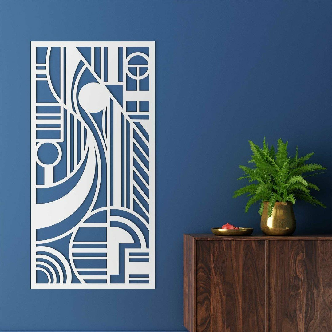 Absztrakt kép - Geometric 2 | Fehér