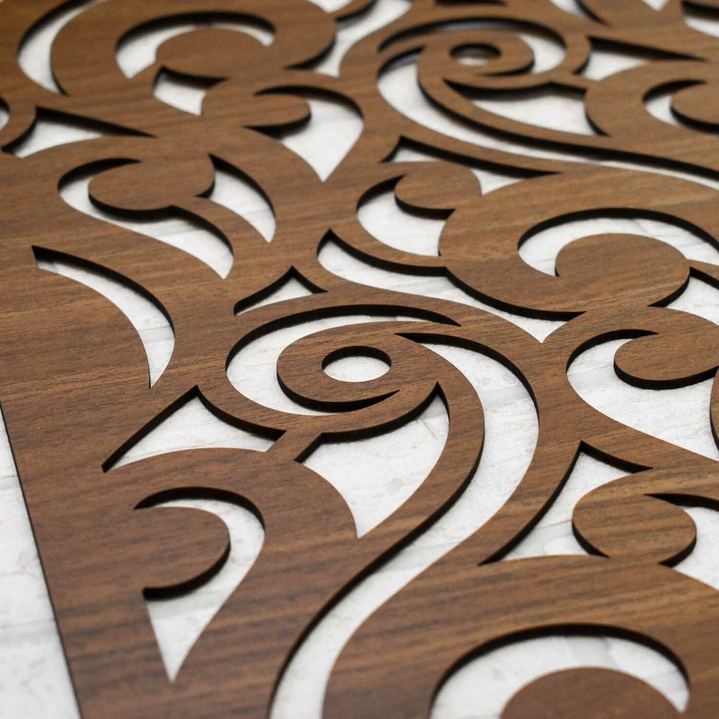 Decorative Panel for Kitchen - Waterfall | Walnut