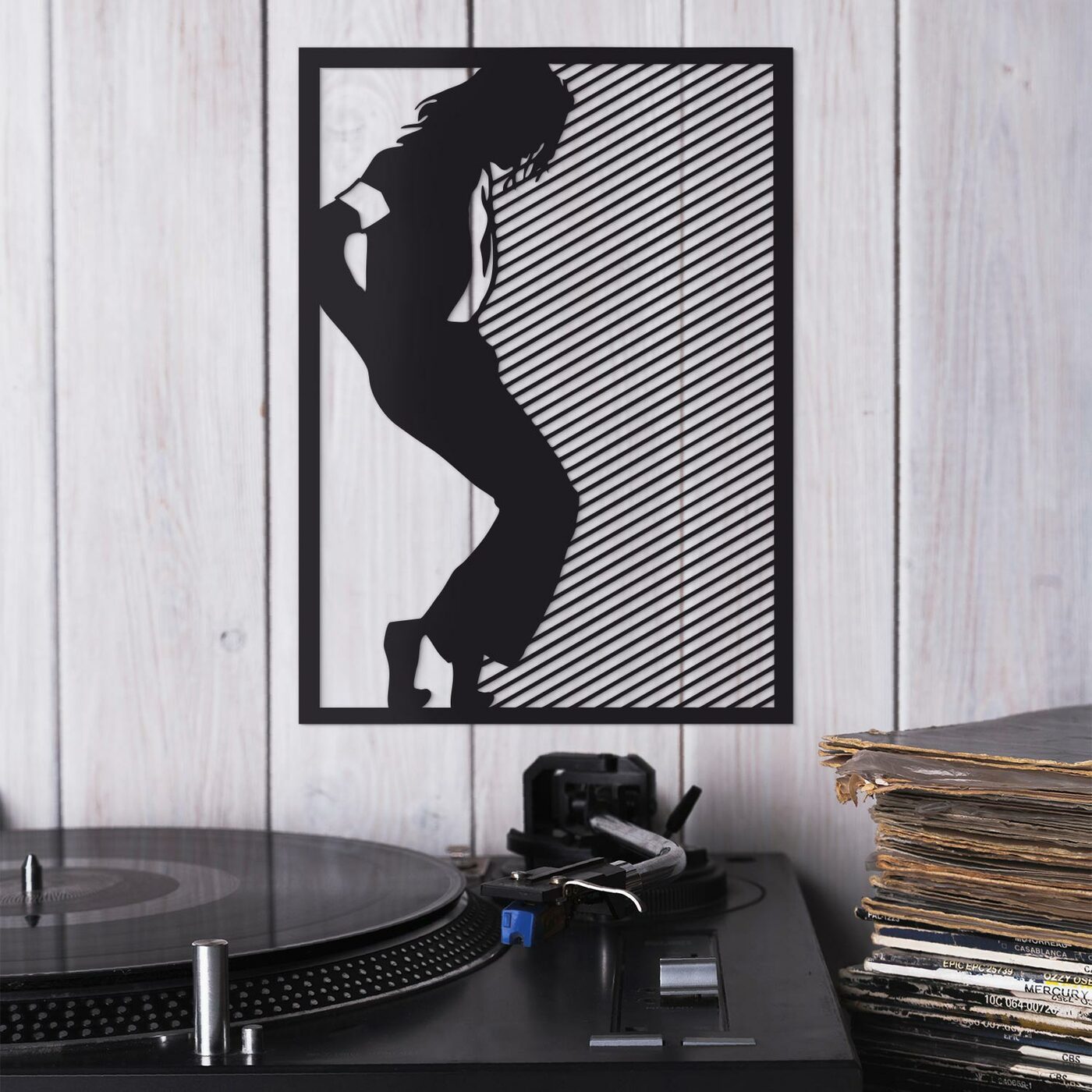 POP ART Wall Art - Michael Jackson | Black