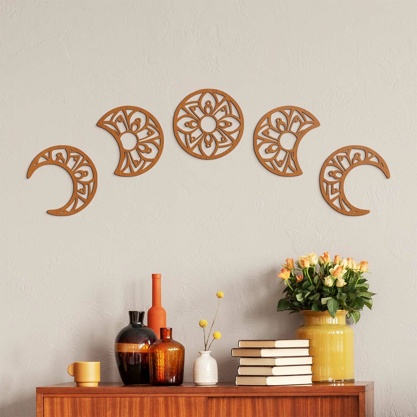 Multi-Part Wooden Picture - Months | Cherry