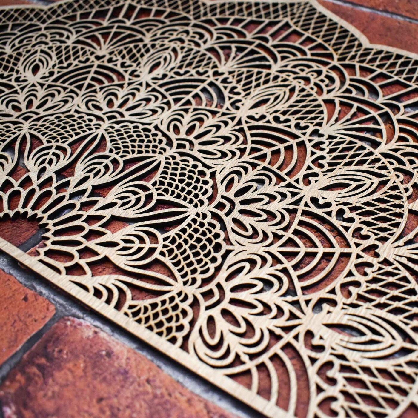 Wooden Decoration - Charming Mandala | Oak Sonoma