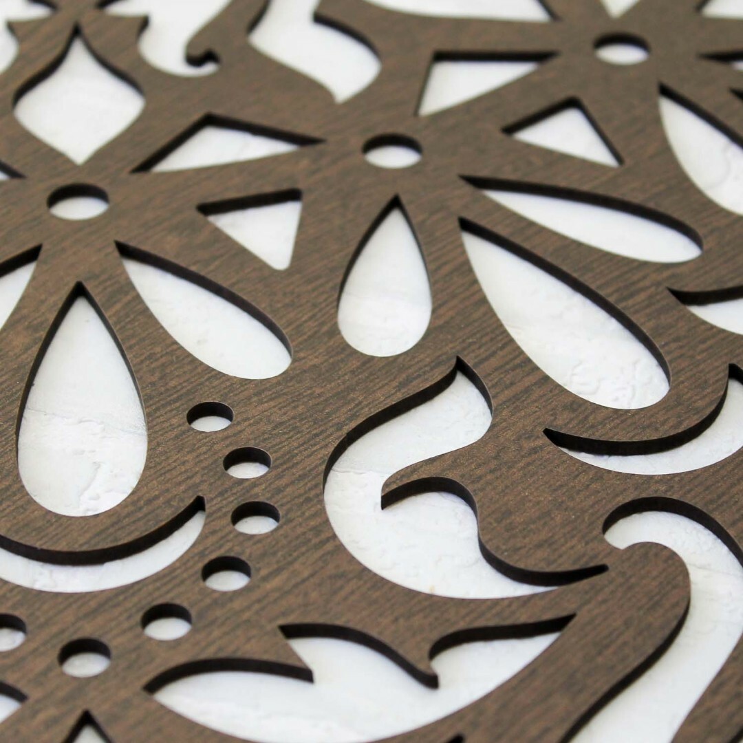 Wooden Mandala Wall Art - Passion | Wenge