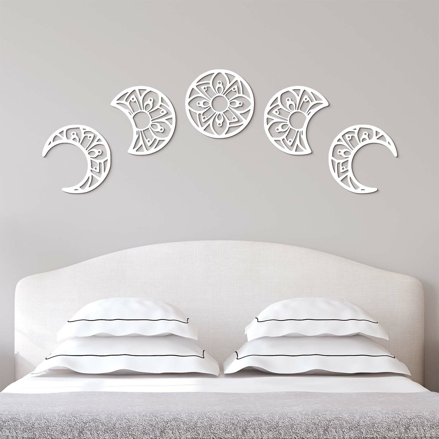 Multi-Part Wooden Picture - Months | White