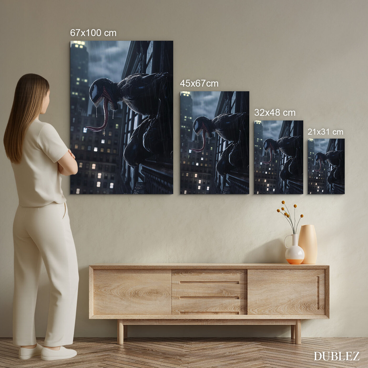 Színes fakép - Venom