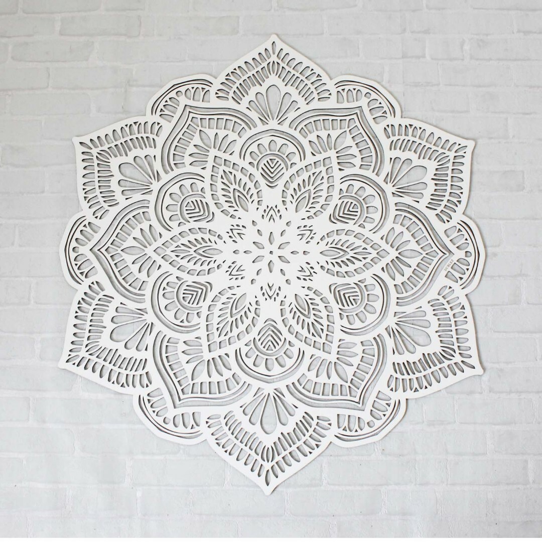 Ajándék mandala - Természet | Fehér